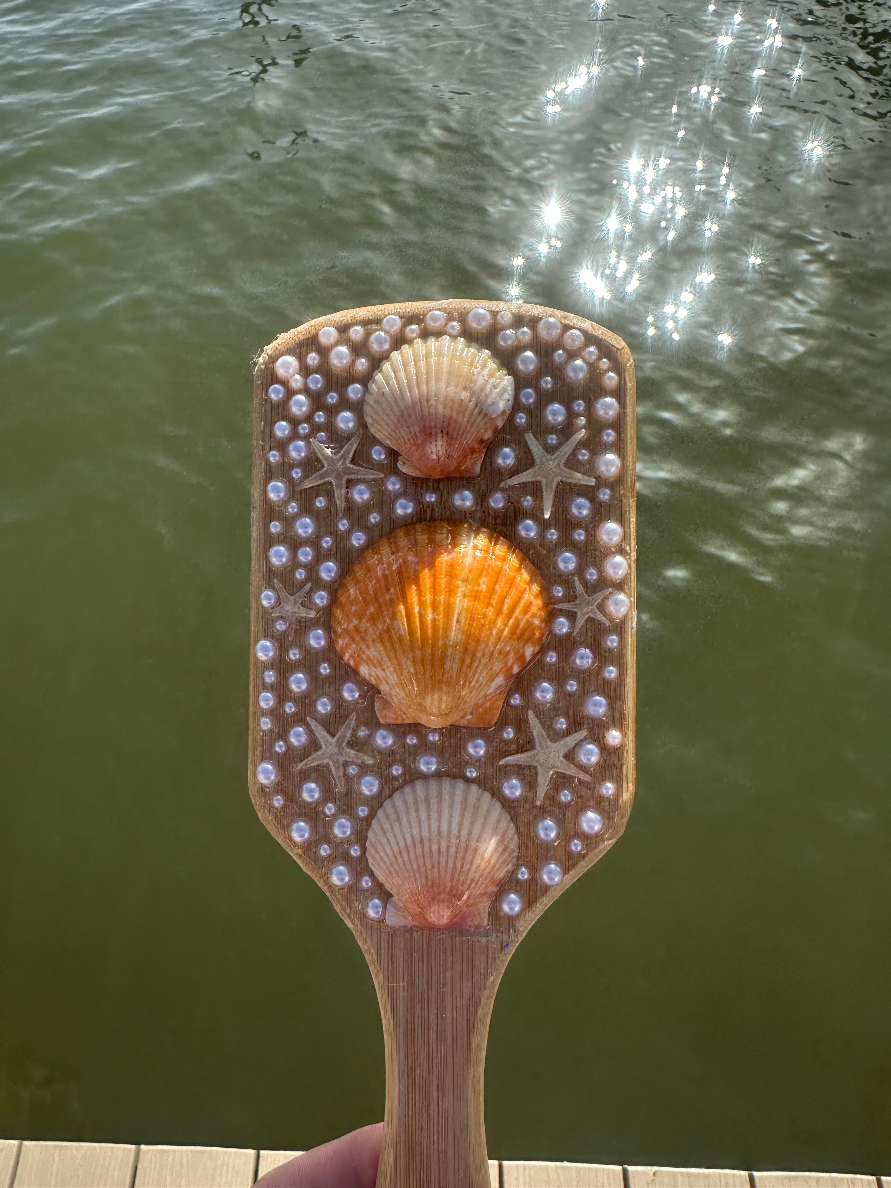 Mermaid Shell hairbrushes