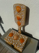 Shell Hairbrush & Jewelry box