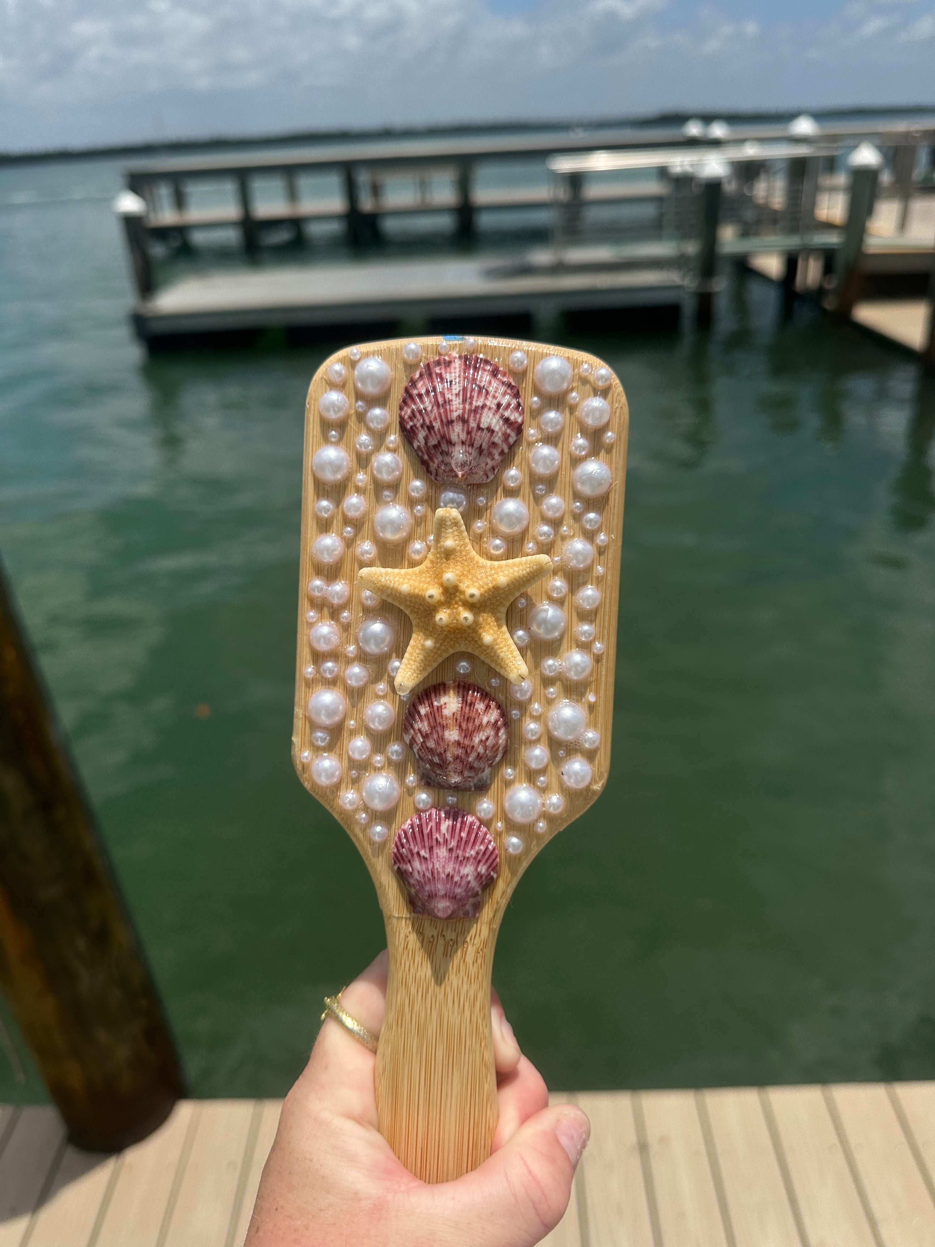 Shell Hair Brush