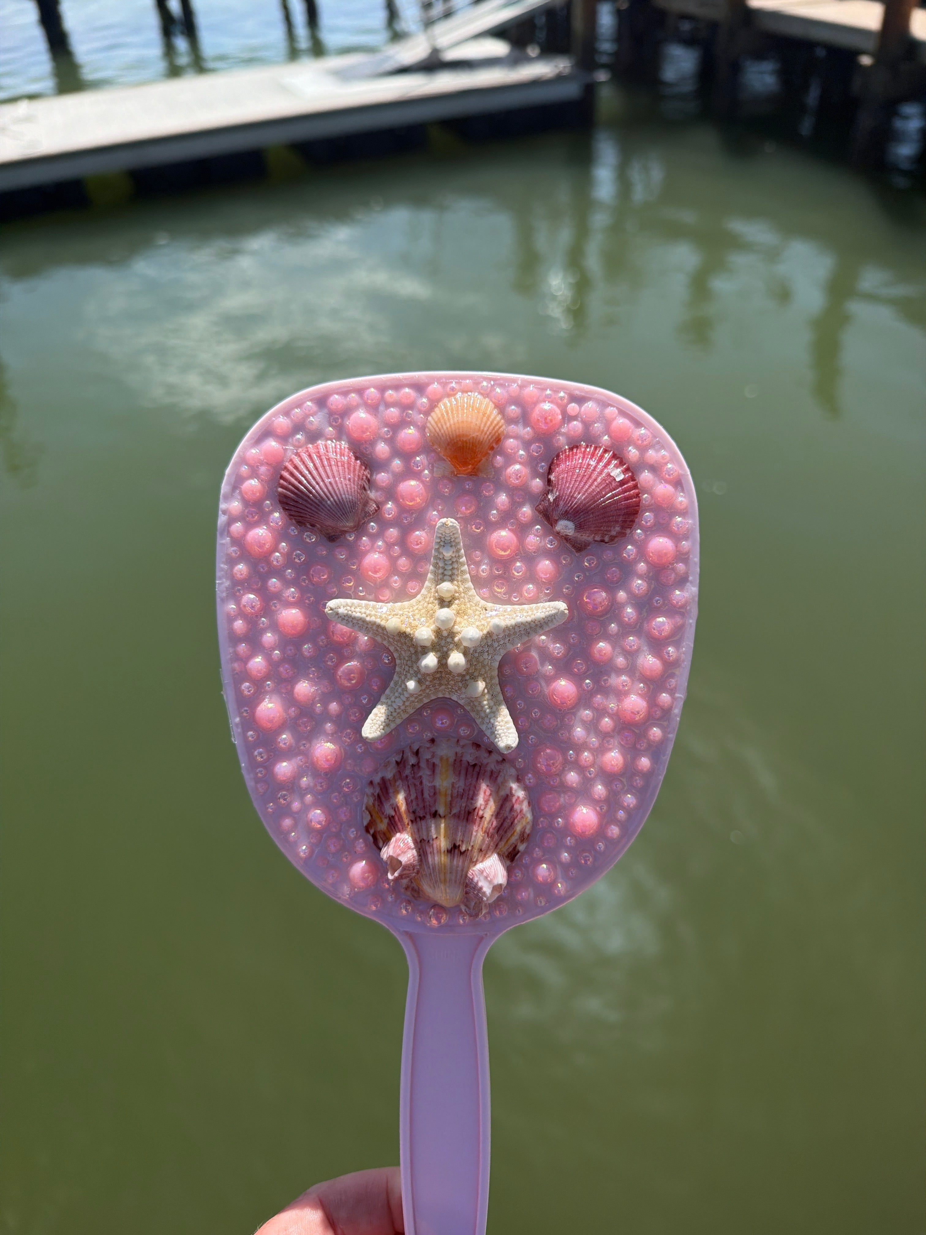 Handheld Shell Mirror