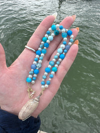 Blue Shell Necklace