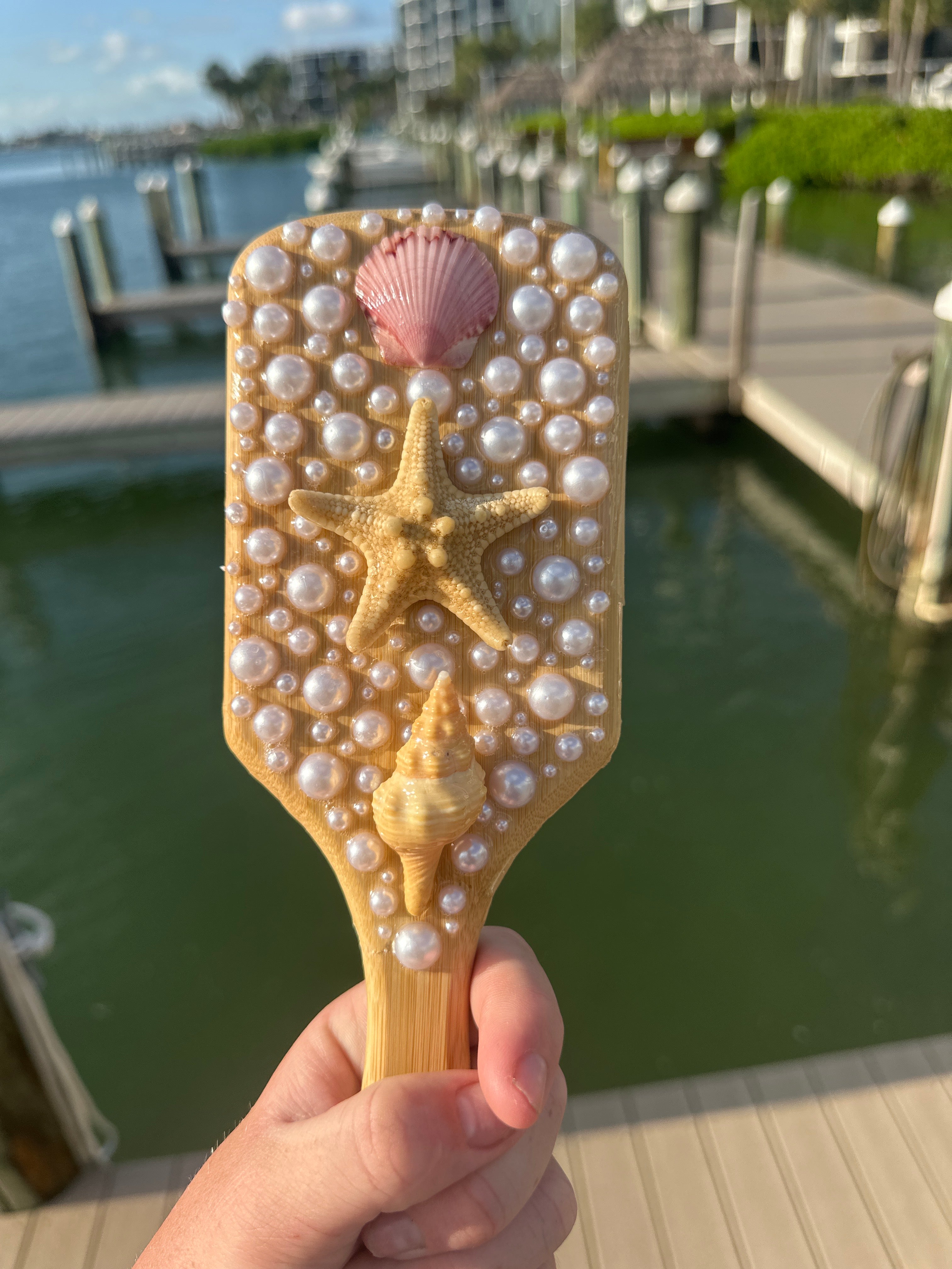 Shell Hair Brush