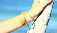 Rope adjustable scallop bracelets