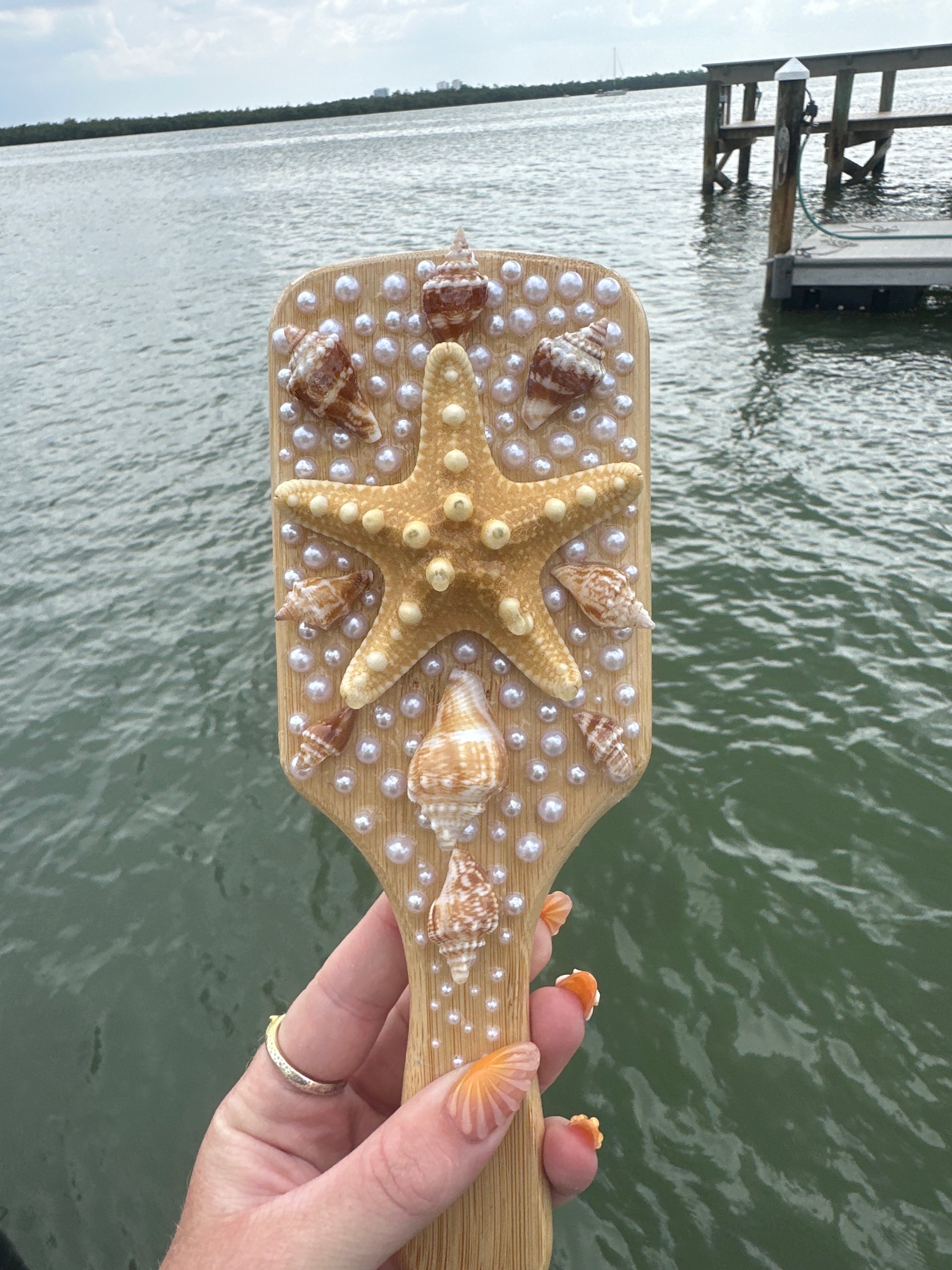 Shell Hair Brush