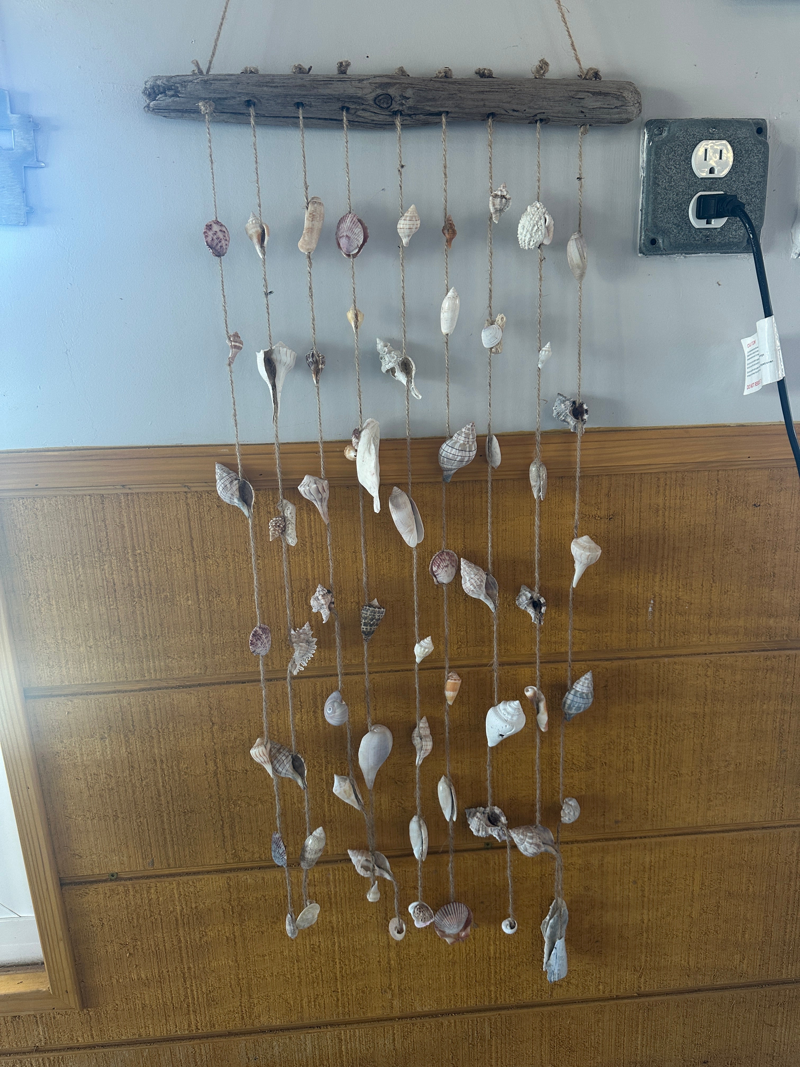 Drift wood Shell Wind Chime