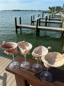8 Pack Shelltini Glasses + Shell skewers