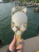 Shell hair brush