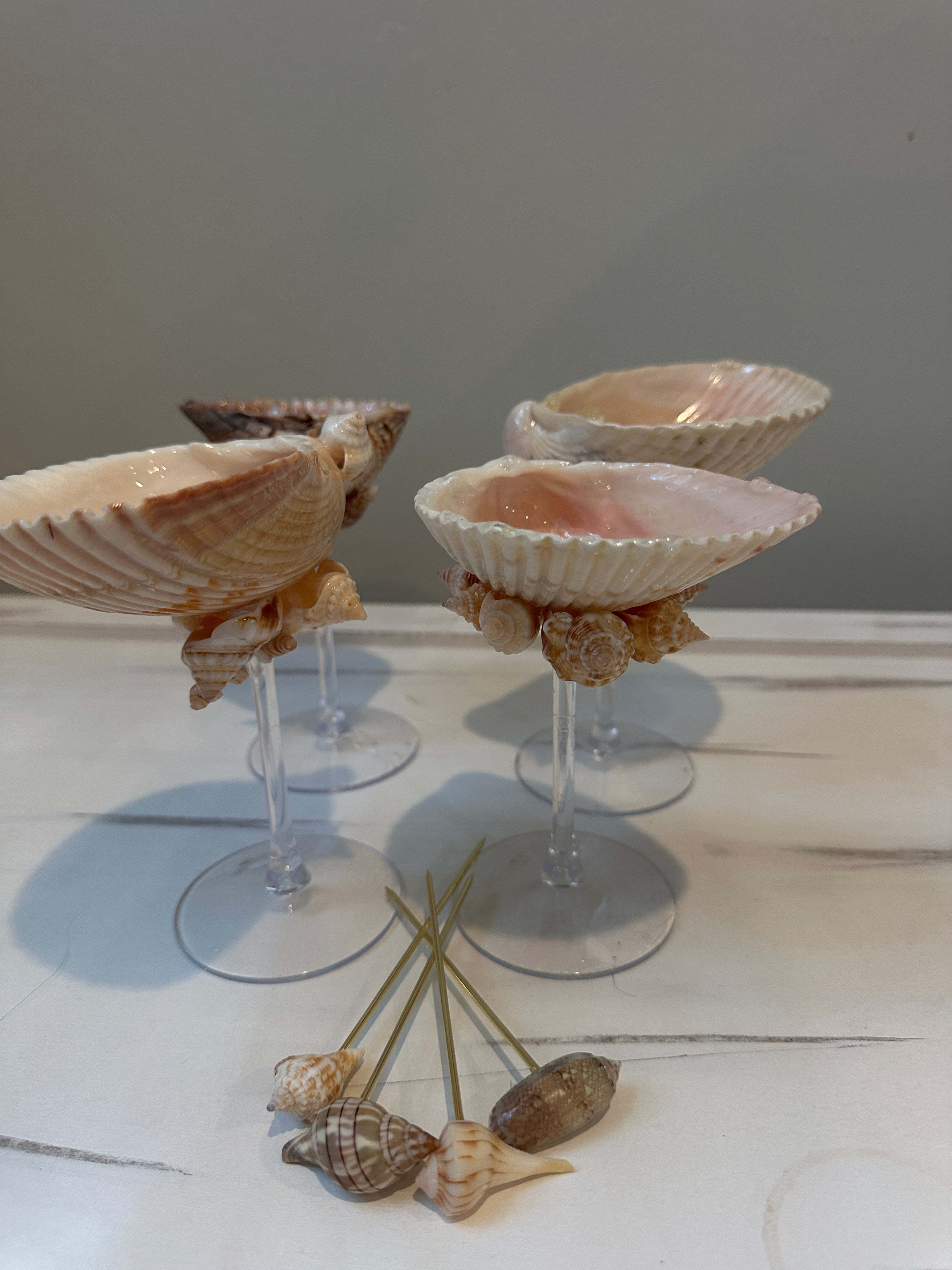 Shell Tini glasses set