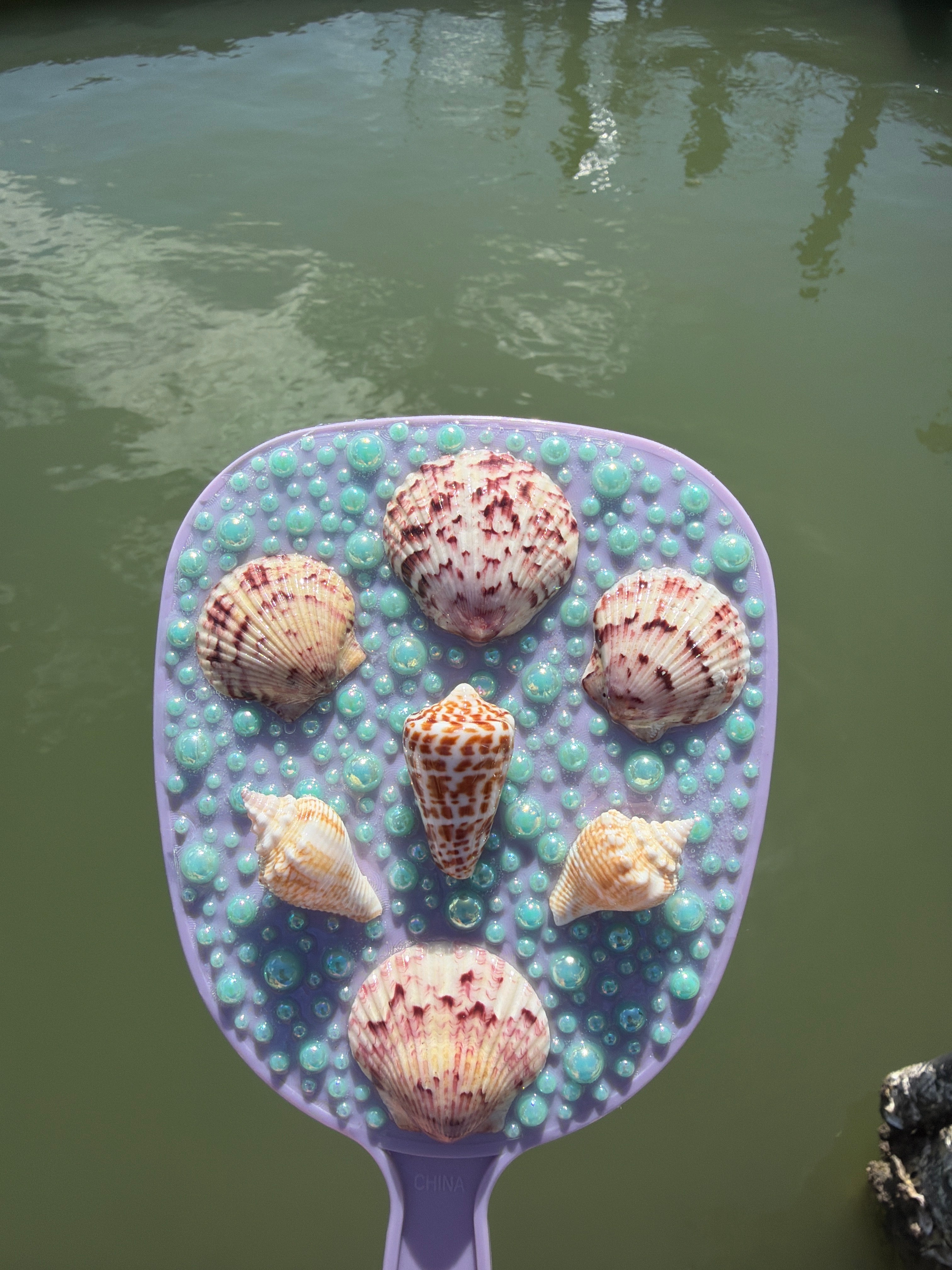 Handheld Shell Mirror