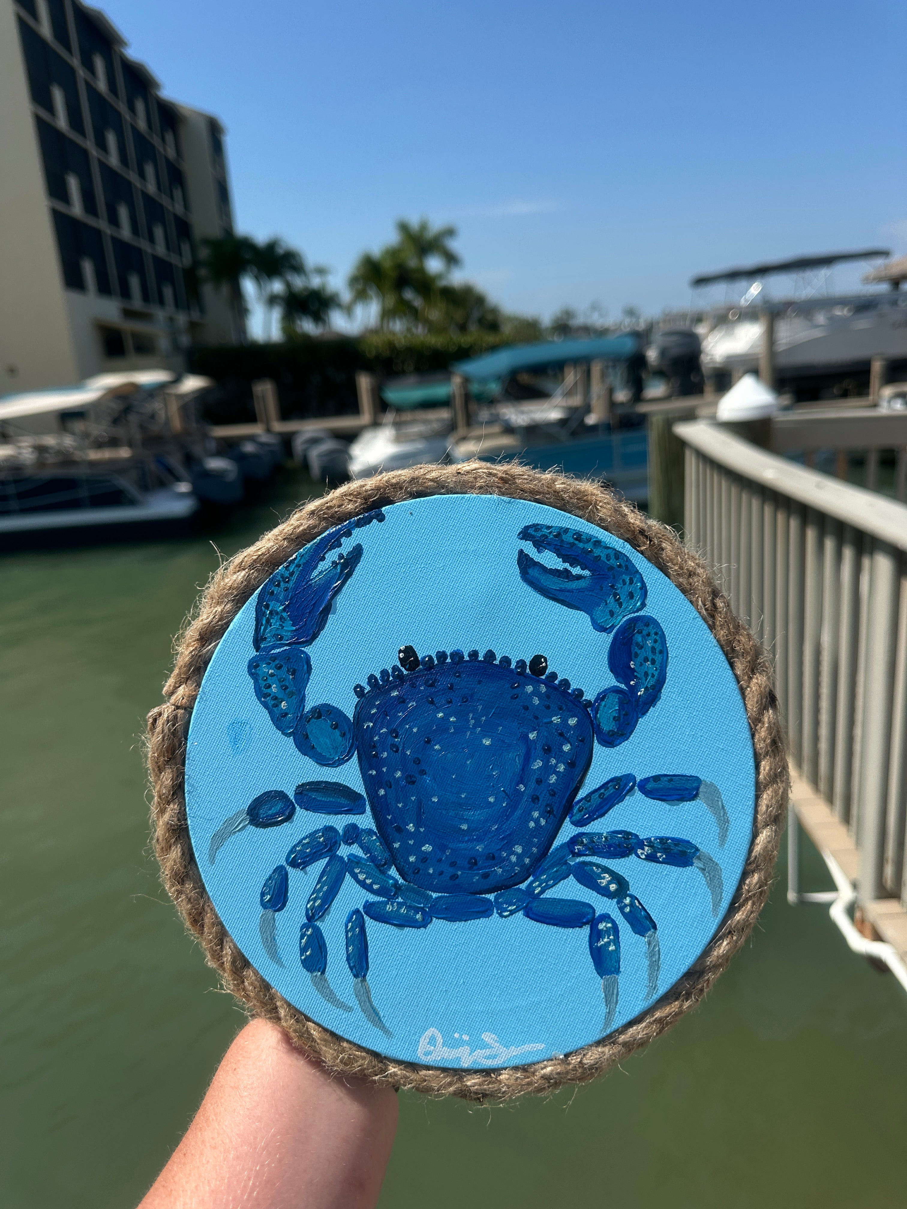 Stoned Blue Crab