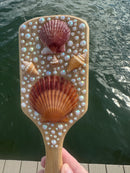 Shell hair brush